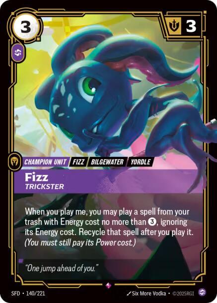 Fizz - Trickster (140/221) [Spiritforged] - The Mythic Store | 24h Order Processing