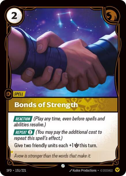 Bonds of Strength (151/221) [Spiritforged] - The Mythic Store | 24h Order Processing