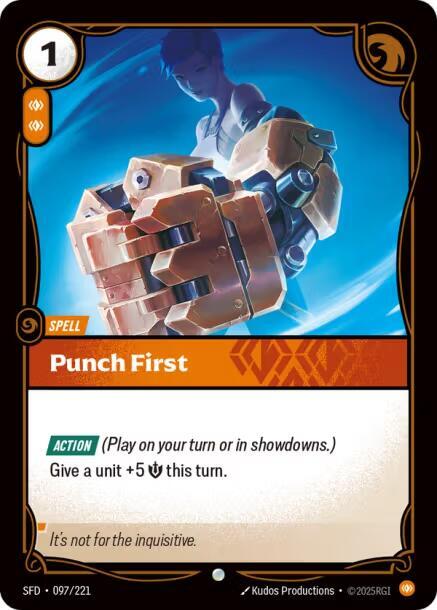 Punch First (097/221) [Spiritforged] - The Mythic Store | 24h Order Processing