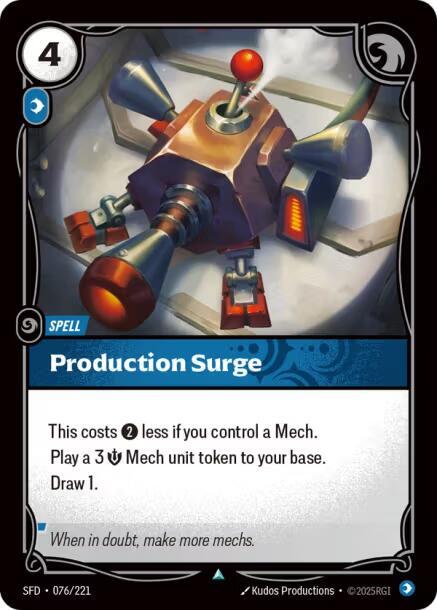 Production Surge (076/221) [Spiritforged] - The Mythic Store | 24h Order Processing