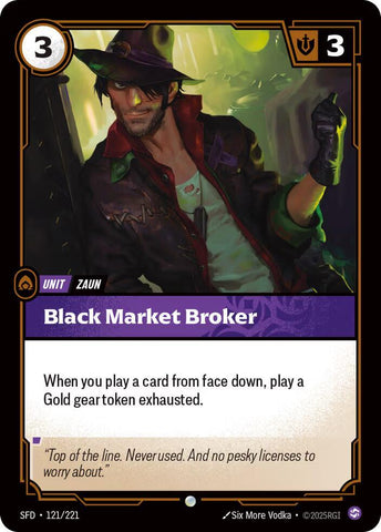 Black Market Broker (121/221) [Spiritforged] - The Mythic Store | 24h Order Processing