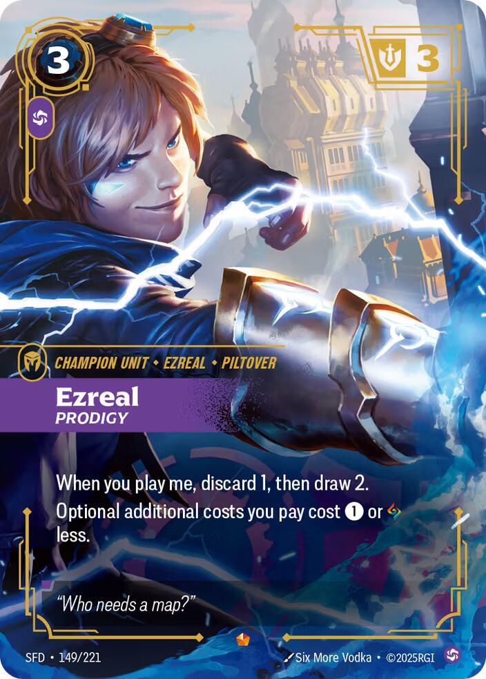 Ezreal - Prodigy (149/221) [Spiritforged] - The Mythic Store | 24h Order Processing