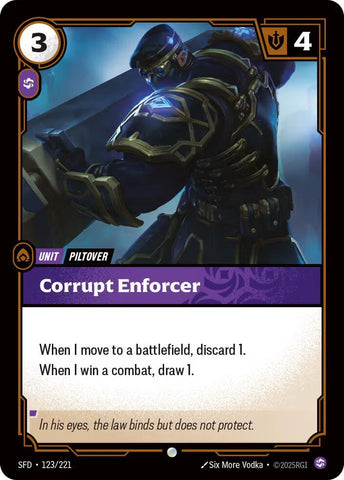 Corrupt Enforcer (123/221) [Spiritforged] - The Mythic Store | 24h Order Processing