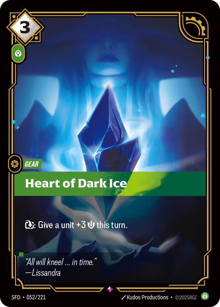 Heart of Dark Ice (052/221) [Spiritforged] - The Mythic Store | 24h Order Processing