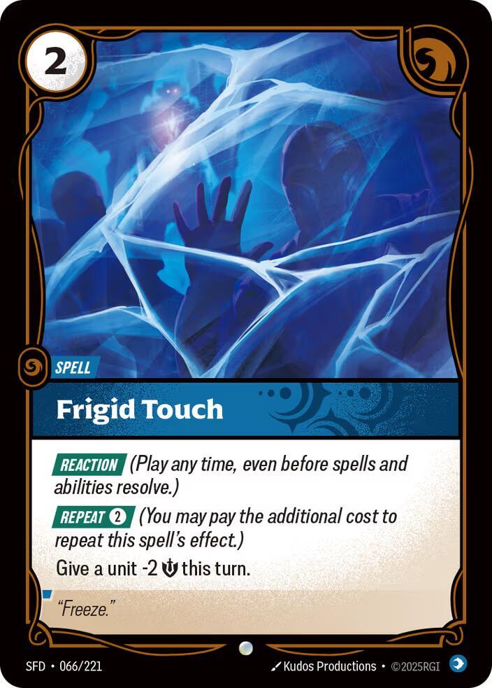 Frigid Touch (066/221) [Spiritforged] - The Mythic Store | 24h Order Processing