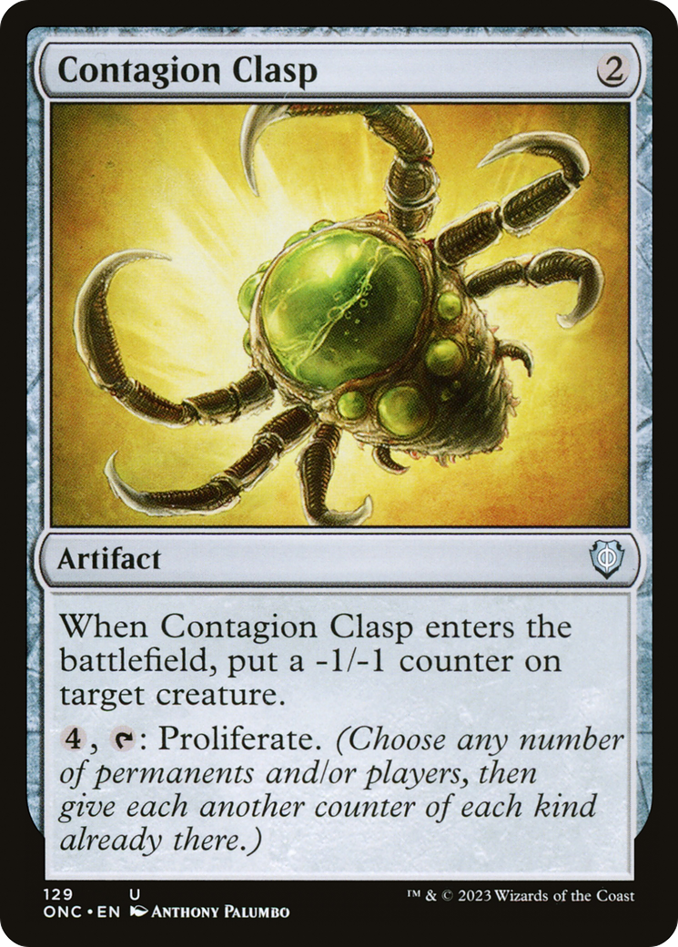 Contagion Clasp [Phyrexia: All Will Be One Commander] - The Mythic Store | 24h Order Processing