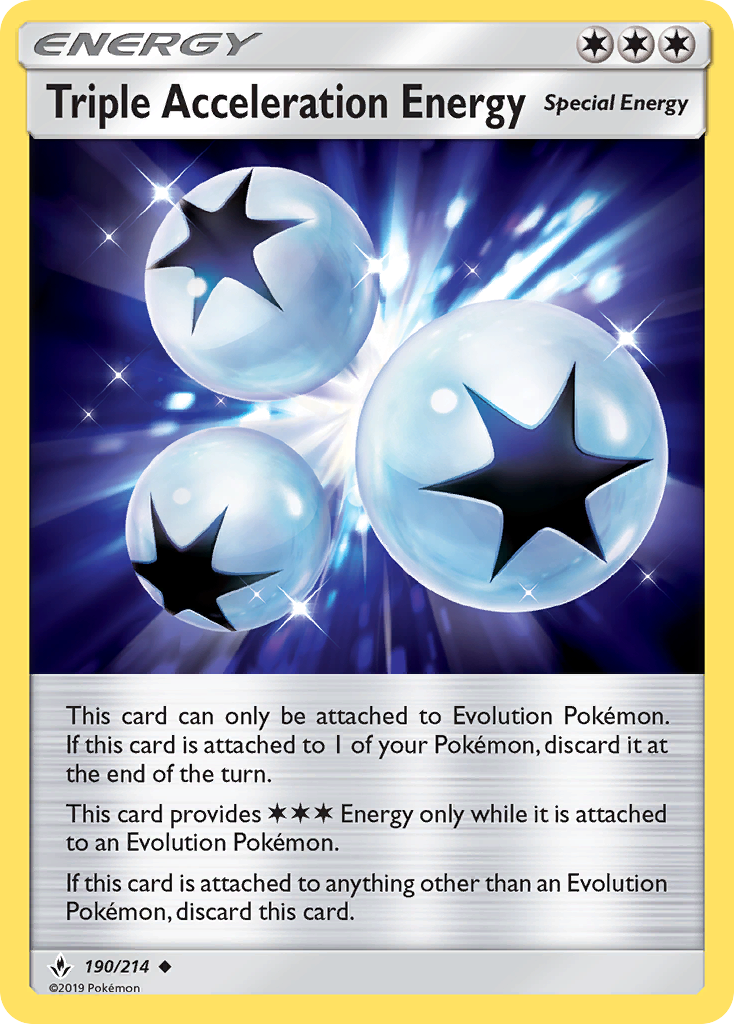 Triple Acceleration Energy (190/214) [Sun & Moon: Unbroken Bonds] - The Mythic Store | 24h Order Processing