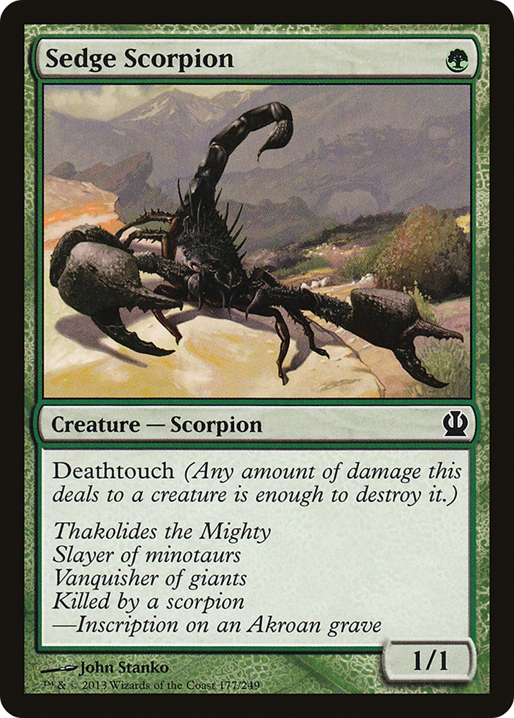 Sedge Scorpion [Theros] - The Mythic Store | 24h Order Processing