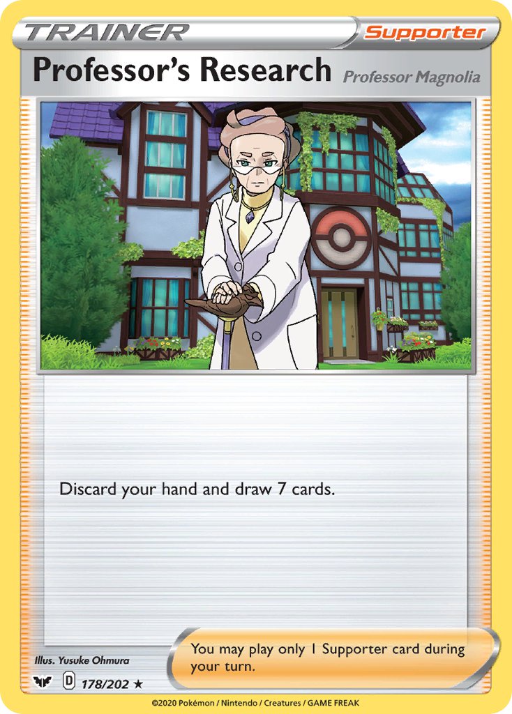 Professor's Research (178/202) [Sword & Shield: Base Set] - The Mythic Store | 24h Order Processing