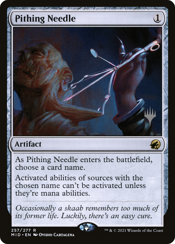 Pithing Needle (Promo Pack) [Innistrad: Midnight Hunt Promos] - The Mythic Store | 24h Order Processing
