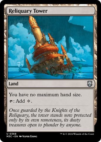 Reliquary Tower (Ripple Foil) [Modern Horizons 3 Commander] - The Mythic Store | 24h Order Processing