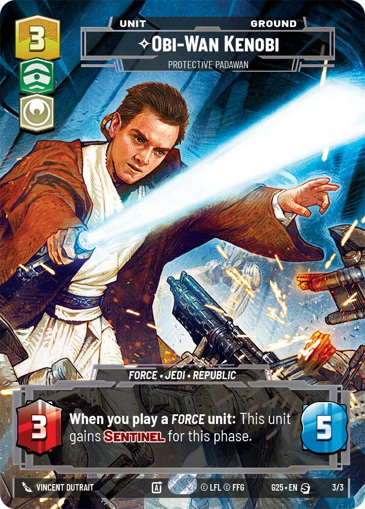 Obi-Wan Kenobi - Protective Padawan (3/3) (3/3) [2025 Convention Exclusive] - The Mythic Store | 24h Order Processing