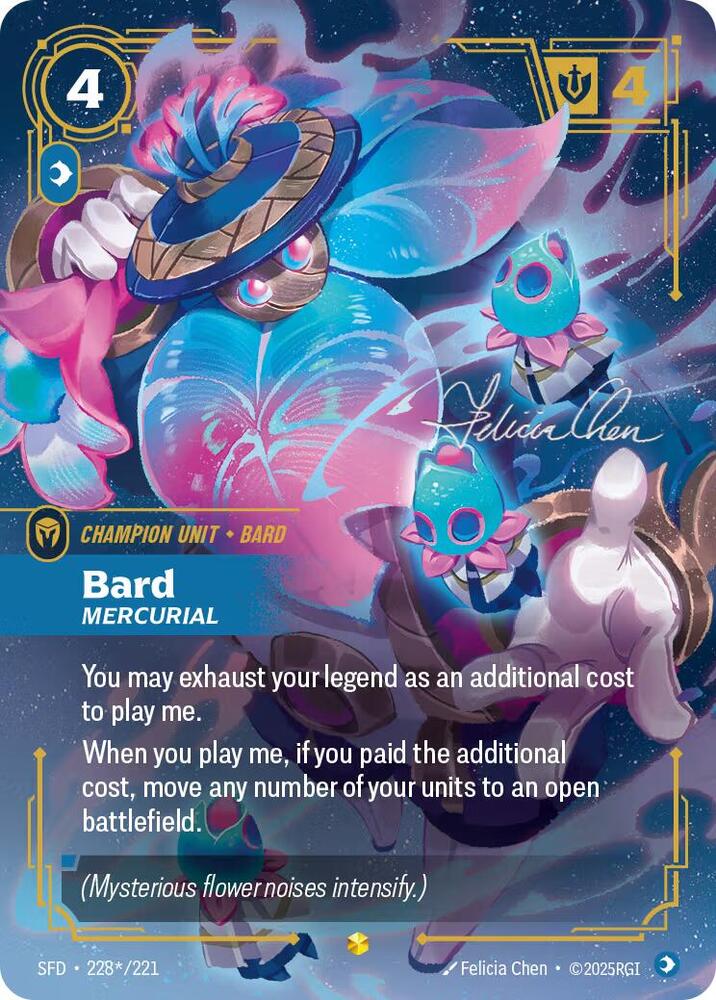 Bard - Mercurial (Signature) (228*/221) [Spiritforged] - The Mythic Store | 24h Order Processing