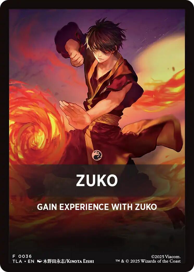 Zuko Theme Card [Avatar: The Last Airbender Tokens] - The Mythic Store | 24h Order Processing