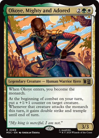 Okoye, Mighty and Adored [Marvel Super Heroes Commander] - The Mythic Store | 24h Order Processing