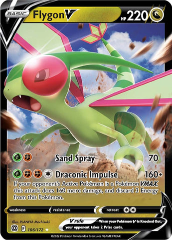 Flygon V (106/172) [Sword & Shield: Brilliant Stars] - The Mythic Store | 24h Order Processing