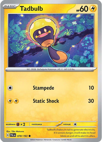 Tadbulb (078/193) [Scarlet & Violet: Paldea Evolved] - The Mythic Store | 24h Order Processing
