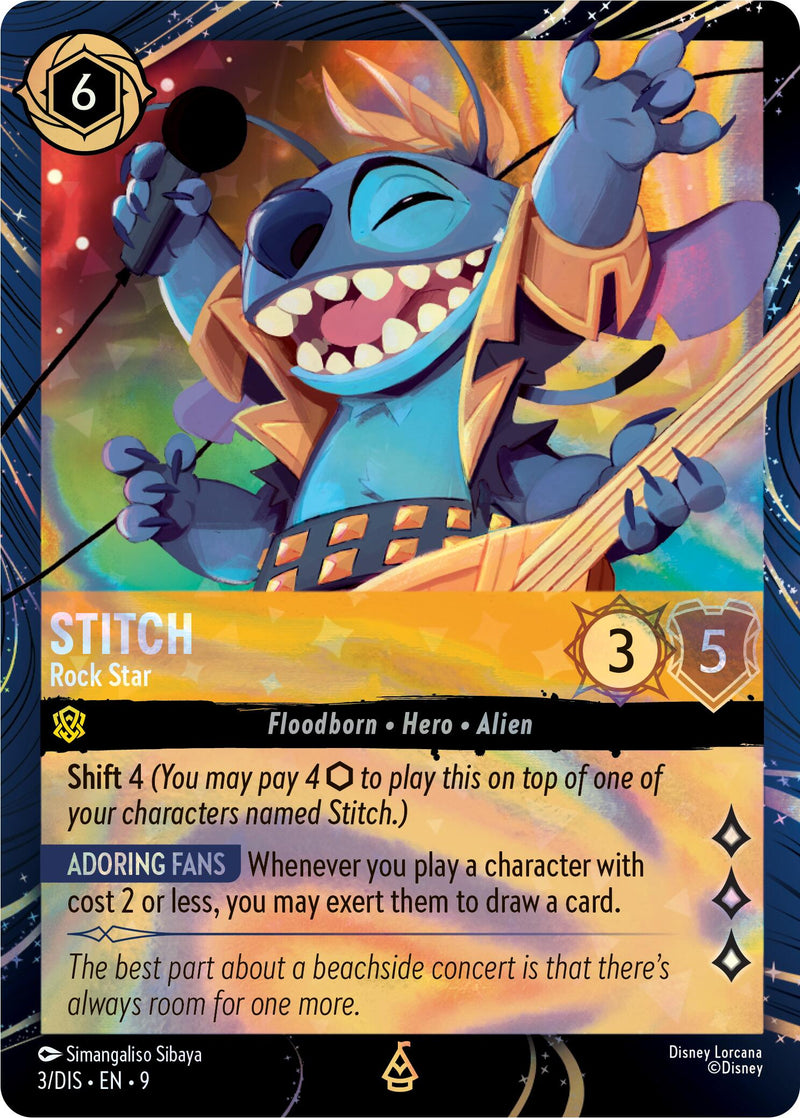 Stitch - Rock Star (3) [Promo Cards] - The Mythic Store | 24h Order Processing