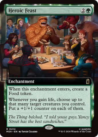 Heroic Feast (Extended Art) [Marvel Super Heroes] - The Mythic Store | 24h Order Processing