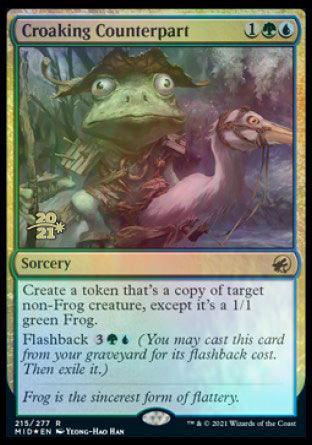 Croaking Counterpart [Innistrad: Midnight Hunt Prerelease Promos] - The Mythic Store | 24h Order Processing