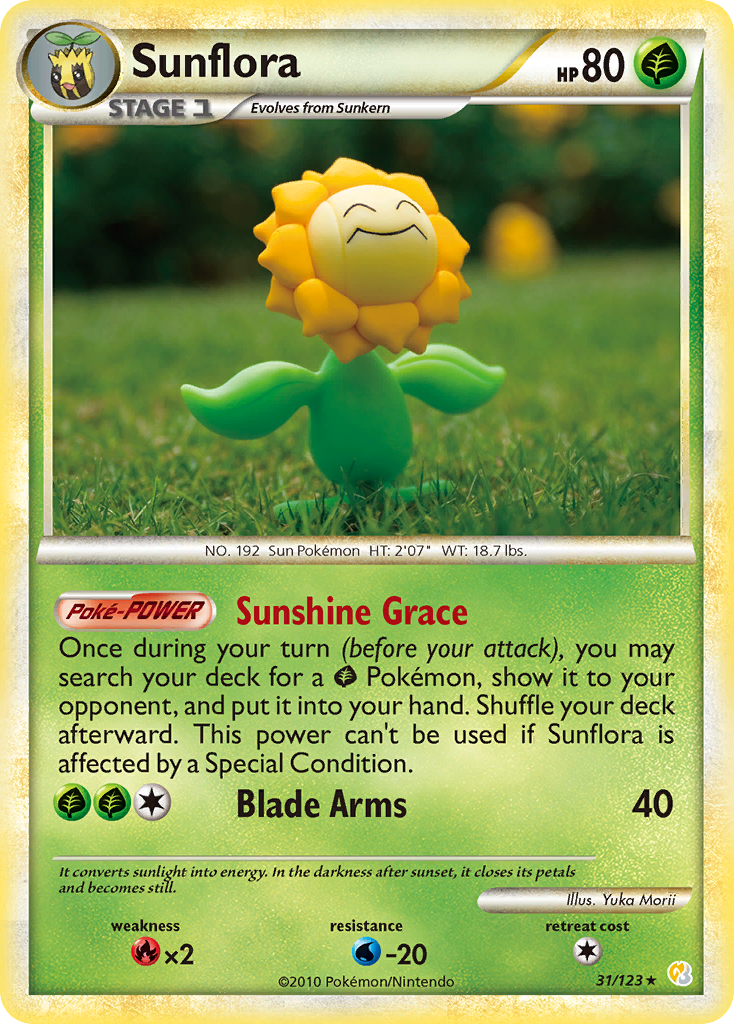 Sunflora (31/123) [HeartGold & SoulSilver: Base Set] - The Mythic Store | 24h Order Processing