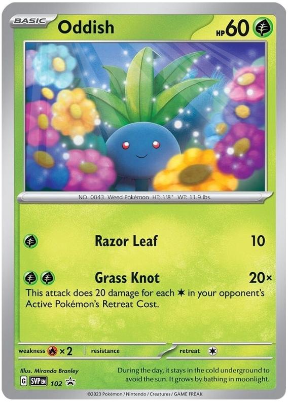 Oddish (102) [Scarlet & Violet: Black Star Promos] - The Mythic Store | 24h Order Processing