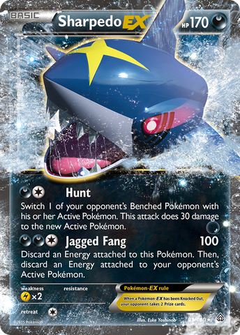 Sharpedo EX (91/160) [XY: Primal Clash] - The Mythic Store | 24h Order Processing