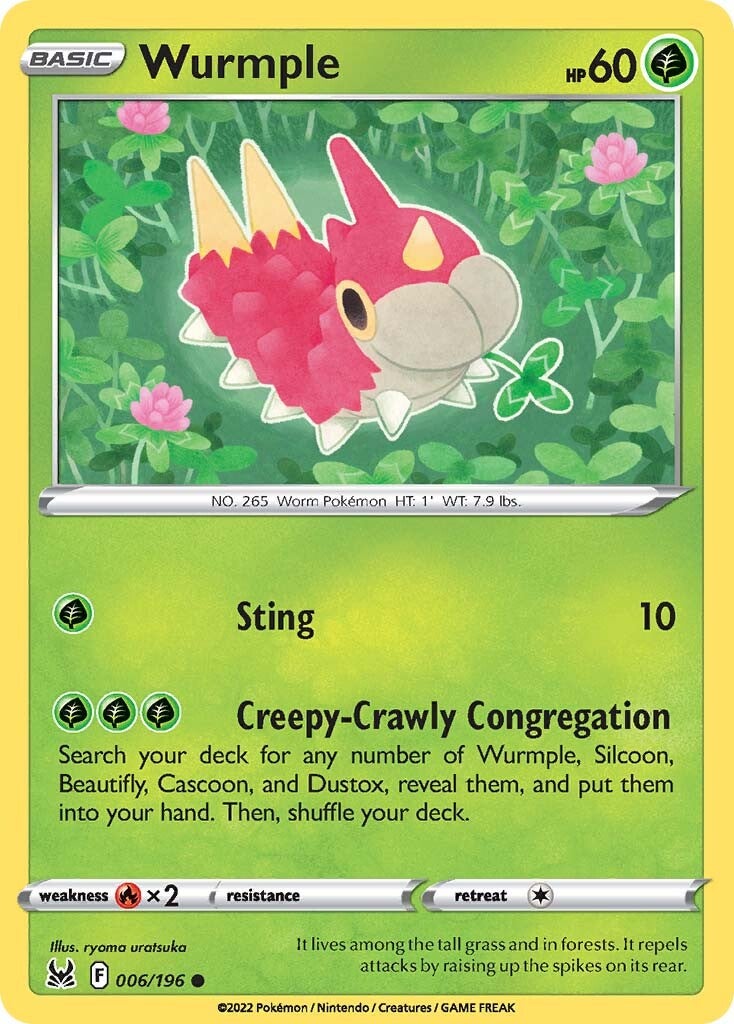 Wurmple (006/196) [Sword & Shield: Lost Origin] - The Mythic Store | 24h Order Processing