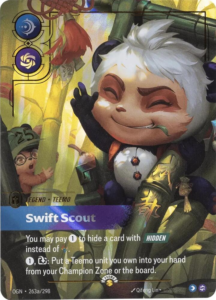 Teemo - Swift Scout (Alternate Art) (263a/298) [Riftbound Promotional Cards] - The Mythic Store | 24h Order Processing