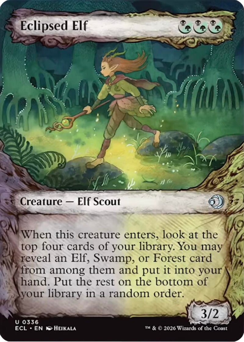 Eclipsed Elf (Showcase) [Lorwyn Eclipsed] - The Mythic Store | 24h Order Processing
