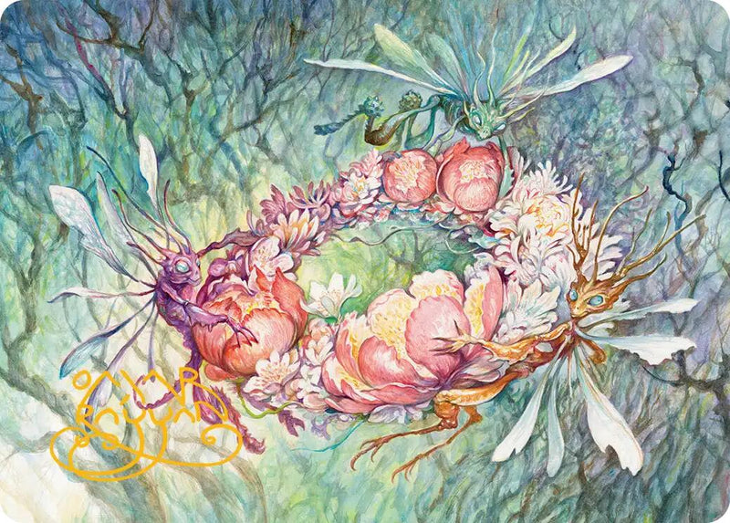 Grave Venerations Art Card (Gold-Stamped Signature) [Lorwyn Eclipsed Art Series] - The Mythic Store | 24h Order Processing