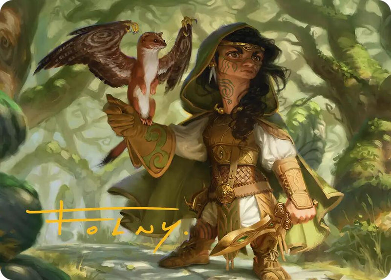 Crossroads Watcher Art Card (Gold-Stamped Signature) [Lorwyn Eclipsed Art Series] - The Mythic Store | 24h Order Processing