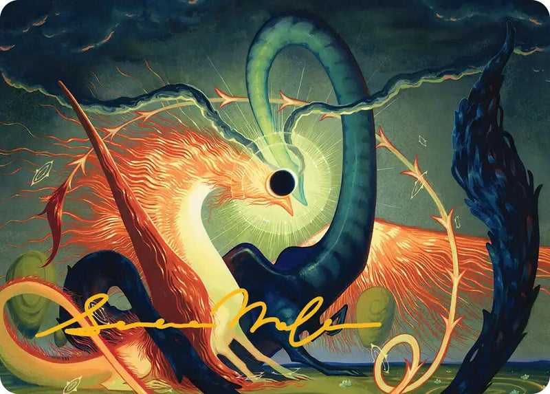 Celestial Reunion Art Card (42/54) (Gold-Stamped Signature) [Lorwyn Eclipsed Art Series] - The Mythic Store | 24h Order Processing