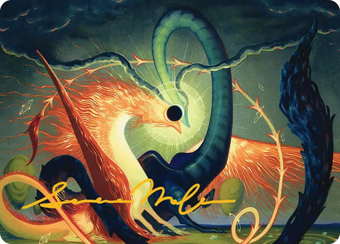 Celestial Reunion Art Card (42/54) (Gold-Stamped Signature) [Lorwyn Eclipsed Art Series] - The Mythic Store | 24h Order Processing
