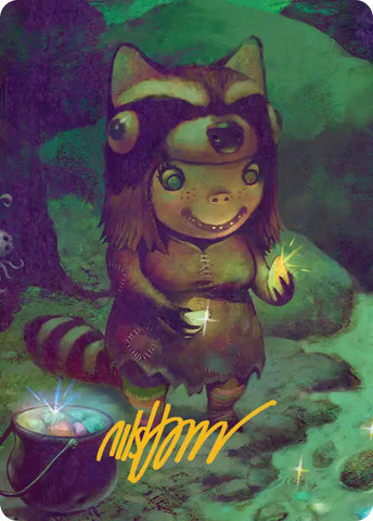 Glister Bairn Art Card (Gold-Stamped Signature) [Lorwyn Eclipsed Art Series] - The Mythic Store | 24h Order Processing