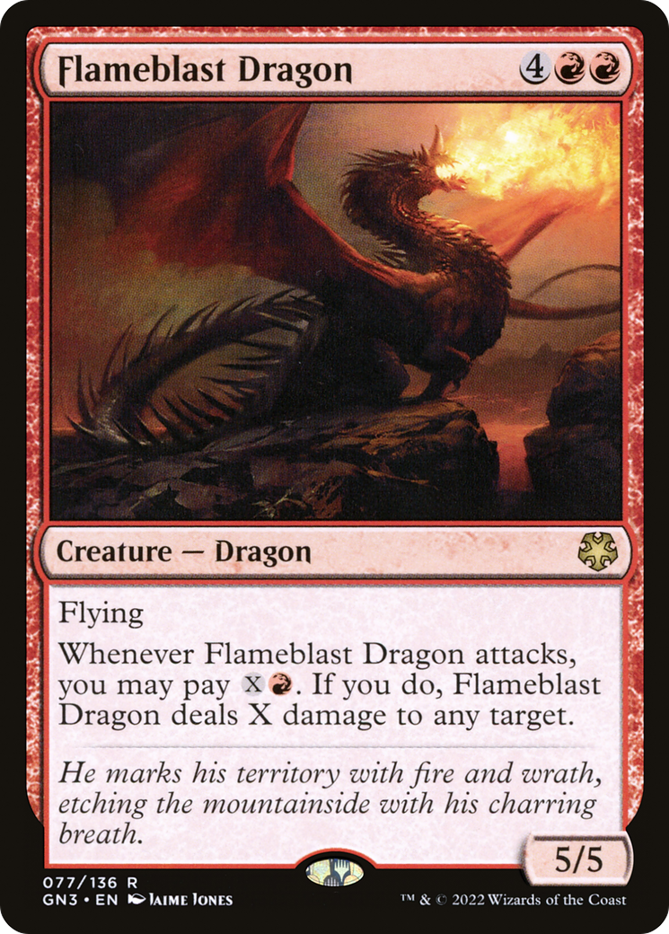 Flameblast Dragon [Game Night: Free-for-All] - The Mythic Store | 24h Order Processing