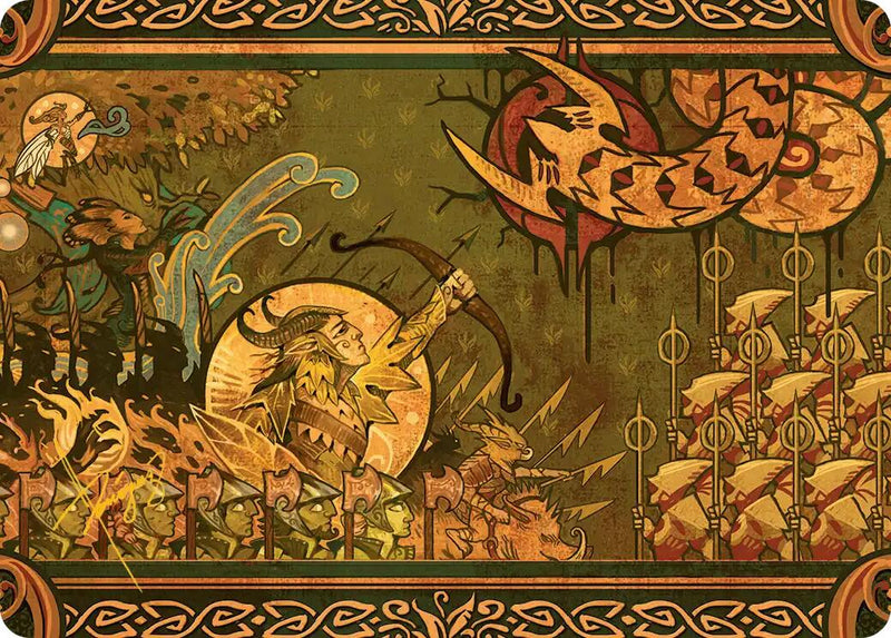 Chronicle of Victory Art Card (Gold-Stamped Signature) [Lorwyn Eclipsed Art Series] - The Mythic Store | 24h Order Processing