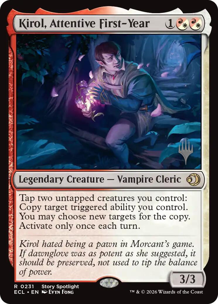 Kirol, Attentive First-Year [Lorwyn Eclipsed Promos] - The Mythic Store | 24h Order Processing