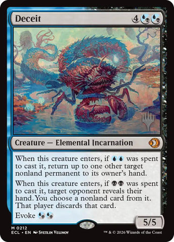 Deceit [Lorwyn Eclipsed Promos] - The Mythic Store | 24h Order Processing