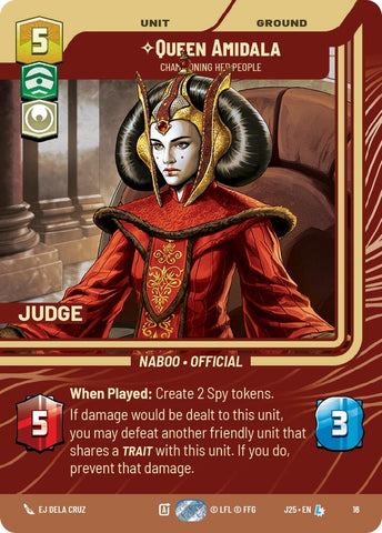 Queen Amidala - Championing Her People (16) (16) [Judge Promos] - The Mythic Store | 24h Order Processing