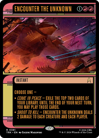 Encounter the Unknown (Showcase) [Star Trek]