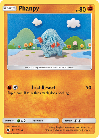Phanpy (111/214) [Sun & Moon: Lost Thunder] - The Mythic Store | 24h Order Processing