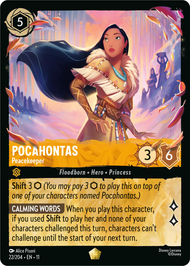 Pocahontas - Peacekeeper (22/204) [Winterspell] - The Mythic Store | 24h Order Processing