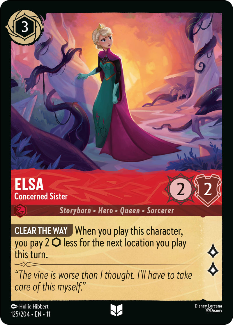 Elsa - Concerned Sister (125/204) [Winterspell] - The Mythic Store | 24h Order Processing