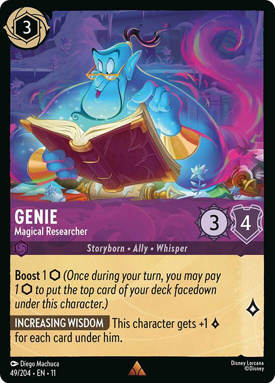 Genie - Magical Researcher (49/204) [Winterspell] - The Mythic Store | 24h Order Processing
