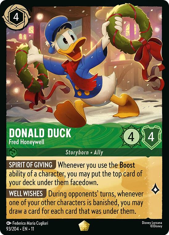 Donald Duck - Fred Honeywell (93/204) [Winterspell] - The Mythic Store | 24h Order Processing