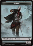Zombie // Elf Warrior Double-Sided Token [Lorwyn Eclipsed Tokens] - The Mythic Store | 24h Order Processing