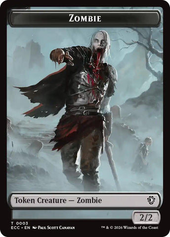 Zombie // Snake Double-Sided Token [Lorwyn Eclipsed Tokens] - The Mythic Store | 24h Order Processing