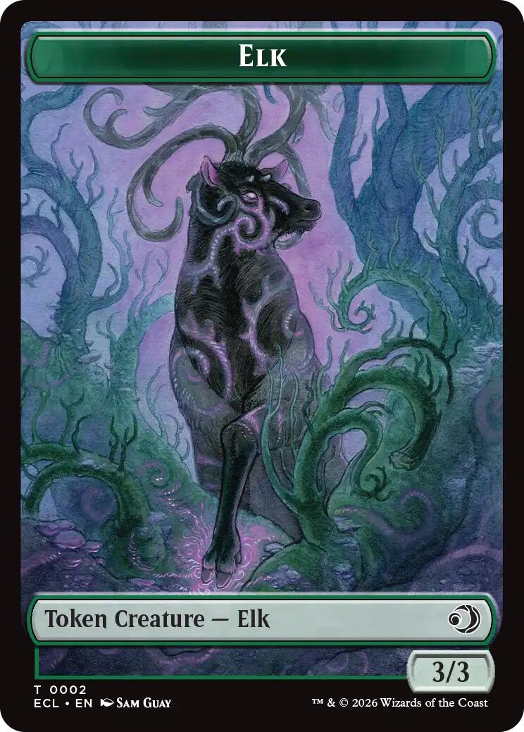 Elk // Mutavault Double-Sided Token [Lorwyn Eclipsed Tokens] - The Mythic Store | 24h Order Processing