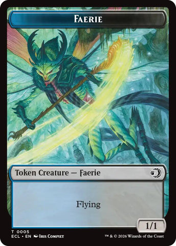 Faerie // Goblin Double-Sided Token [Lorwyn Eclipsed Tokens] - The Mythic Store | 24h Order Processing